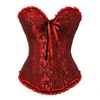 Bustiers Corsets Femmes Bustier Corset Overbust Lingerie Brocart Victorien Mode Top Sexy Dentelle Plus La Taille Érotique Zip FloralBustiers