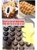 Commercial Electric 220V Serce Shape Bubble Bubble Waffle Machine Non-Stick Eggettes Waffles Iron Cake Piekarnik