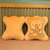 Koala Pattern Cookie Forma di biscotto Riempito Cuscino ornamentale Carino Cibo stampato Divano letto Vita per bambini Compleanno J220704