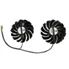 Fãs de refrigeração do computador 2PCs/Set PLD10010S12HH GPU Cooler PLD10010B12HH VÍDEO DE VÍDEO REFRIGINE DE REFRIGENÇÃO PARA MSI RX 5700 XT GAMING X GRAPHICS ROSE22