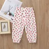 Wysokiej jakości oddychający komfort bawełniany bawełniany letnia moda dziecięcy spodnie Candy Color Pants 974 E3