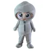 Halloween gris chapeau garçon mascotte Costume dessin animé thème personnage carnaval adulte unisexe robe noël fête d'anniversaire tenue de plein air