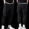 Spring Summer Men's Drawstring Pants Tie Feet Overalls Harajuku Thin AnkleLength Cargo Trousers Sportswear Boys Joggers Male L220816