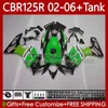 + Honda CBR 125R CBR 125R CBR 125 R CC CBR125R 2002 2003 2004 2005 2006 Green Rep-125 CBR125RR 02-06 CBR-125R 125CC 02 03 04 05 06 차체