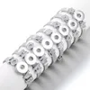 Charm Bracelets Snap Jewelry Button Bracelet Stainless Steel Bangle Fit 12mm 18mm Buttons Interchangeable BraceletsCharm Inte22