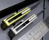 1PCSハイエンドポケットフォーディングナイフS35VNストーンウォッシュタントポイントブレードTC4チタン合金ハンドルEDCナイフ5色