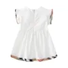 Baby Girls Hobe New Summer Girls Hobe Kids Casual Kids Princess Dress Children Vêtements pour 1 à 6 ans