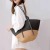 Borsa da viaggio estiva di grande capacità per lo shopping sulla spiaggia, borsa da viaggio estiva di lusso con tracolla intrecciata in rattan da donna, borsa in paglia fatta a mano