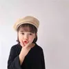 2021 Autumn and Winter New Style List Osobowość Bow Bow Fashion Warm Boy and Girl Baby Cotton Beret Hat J220722