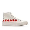 Designerskie buty na płótnie 1970 Red Heart Buty swobodne buty Chuck Multi-Heart 70 HI Drusboard Platforme Buty klasyczne płócienne wspólnie dla mężczyzn i damskie sportowe buty