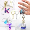 Nyckelringar Pack Key Chain Rings Kit 1 tum Ring med hoppskruvögonstift Silver och guldfärg Metal PartKeychains