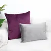 Cojín / Almohada decorativa Funda de cojín de terciopelo suave Fundas de decoración para el hogar Sala de estar Dormitorio Sofá Funda de almohada decorativa Cojines peludos W220412