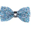 Kristal Rhinestone Erkekler Eğitli Tie Moda Kelebek İş Düğün Bow Tie Şeker Düz Renkli Erkek Erkek Bowknot Bowtie