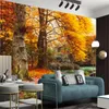 Обои 3D пейзаж на стенах красивых осенних пейзажей роспись современный интерьер домашний декор гостиная спальня живопись обои.