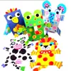 4pcs Wholeslae Paper Bage Puppets Kids Art Craft Activity Multicolor Cartoon Hand Hand Diy Making Kits Learning Toys Gift