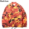 Dark Camouflage Turn-Down Collar Men's Jacket 2019 Autumn Thin Style Multy Camo Jackets Men 8 Colors T220816