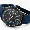 U1 Top AAA الفاخرة Men039s مشاهدة اليابان Superquartz Endurance Pro Chronograph 44mm Avenger إعصار الطفل الأزرق المطاط 12062337