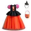 2022 Halloweenowa impreza kostiumowa 14 -letnia dziewczyna wieczorna sukienka dla dzieci Cosplay Kids Wear FS7810