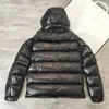 Heren down parkas jas korte warme jas plus fluweel dikke gouden klassieke capuchon winter casual