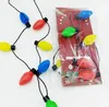 Decoration Event Festive Home & Gardenbulb Led Flashing Necklace Light Bulbs Flashlight Luminous Christmas Decorations Charm Party Favor