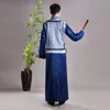 Manchu Ethnic Clothing Qing Dynasty Costume Men's Robe Traditionell klädor Oriental klänning Asiatiska vintage manliga kläder