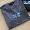 High street tide brand Men's T-shirts KITH Street View Printed short-sleeved ROSE OMoroccan Tile for men and women Tee Cotton Top r9