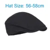 Berets Summer Breathable Linen Women Men Outdoor Flat Hats Ivy Cap Solid Color Duckbill Driving Peaked Hat Visors SpringBerets