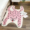 Barnens tecknad matta Tiger Leopard Sovrum Mattor Fluffy Area Rug Living Room Soft Bedside Carpet Kids Game Mats Decorativ