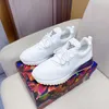 Nieuwste aankomst mode luxe mannen sneakers mesh gaze suède sole cirkel bloemen ontwerper maat 38-46 model mkjbb68899