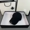 Herren Damen Luxus Designer Casquette Einfarbige Mütze Letter Denim Ripped Holes Hüte