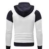 Mannen Truien Herfst Lente Dubbele Laag Rits Hooded Vest Mannen Casual UitLoper Hoodies Bluzy L220801