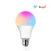 Tuya 12W 15W WIFI Smart żarówka, E27 RGB LED Lampa ściemnialna z inteligentną aplikacją życia, kontrola głosu dla Google Home, Alexa