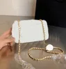 2022 Designer-Classic Gold Chain Flap Väskor Kvinnor Axelväska Kvinna Crossbody Handbag Purses Lady Fashion Handväskor Tre bitar i tre storlekar 88