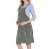 Summer Corduroy Maternity Clothing Loose Strap Maternity Overalls Dress For Pregnant Women Suspender Dresses Pregnancy Vestidos G220309