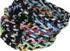 pendant necklaces softballs lanyards stitches bracelet 3 ropes tornado braided titanium bracelet baseball football many colors size 18" 20" 22"