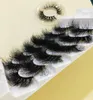 25mm Fluffy Vison Faux Cils Cheveux Épais Désordonnés En Gros