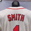 Ozzie Smith Jersey Vintage 1992 1982 WS Yaması Bebek Mavi Beyaz Kırmızı Gri Krop Listesi Salonu