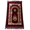 Engrossar Cashmere Oração Muçulmana Tapetes High-End Coração de Chenille Carpete 110 * 70cm Islâmico Musallah Tapetes Árab Anti-Slip Tapete Cce13785