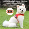 Dog Collars & Leashes Pet Traction Rope Harness Breathable Accessories Saddle Type Custom Tags Chest Strap Agility Training Equipment Suede