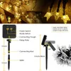 Strings Outdoor Solar Fairy Lights Navidad Lamp Power LED Stars String Garden Christmas Decor For Festival ProductsLED