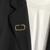 Womens Men Broochs Classic Brand Designer Gold Brooch Women High Quality Jewelry Simple Ladies Letters Pattern Coat Accessories 224104XS