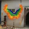 Decorazione per feste Adulti Piuma colorata di alta qualità Ala d'angelo Accessori per riprese Creative Po Grandi oggetti di scena Studio Romanzo Decorazioni Festa