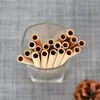 DHL Natural 100% Bamboo Drinking Straws Eco-Friendly Sustainable Bamboo Straw Reusable Drinks Straw for Party Kitchen 20cm