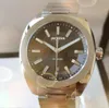 최고 모델 남성 Jajpan Quartz Movement Watches 40mm 풀 스테인리스 스틸 시계 박스 선물