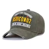 セールICメンズデザイナーハットケースケットD2豪華な刺繍キャップ調整可能な23色の帽子の後ろの23色の帽子