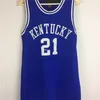 Nikivip # 21 Tayshaun Prince Kentucky Wildcats UK College Retro Retro Classic Basketball Jersey Mens Cousé Nom Custom Nom Nom Jerseys Vendu par Yufan5