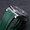 2 pièces 20mm lien d'extrémité incurvé lien d'extrémité juste pour Rolex bracelet de montre Submariner bracelet de montre en caoutchouc bracelet en cuir connexion sans couture 220617