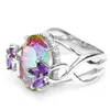 Anéis de casamento 2022 Design de moda cor de diamante de diamante Anniversary Gift Ring Band Engagement para meninas Pierscionki damskie wynn22
