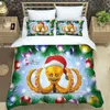 New Digital Printing Bedding Fitted Sheet Set Quilt Pillow Three Piece Set