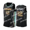 New Memphis's Grizzlies Ja 12 Morant Basketball Jerseys Hommes Vintage Mike 10 Bibby Abdur-Rahim 50 Reeves Jersey Vancouver City Shorts Edition